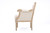 Chavanon Wood & Light Beige Linen Accent Chair ASS500Mi CG4