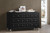 Luminescence Black Faux Leather Upholstered Dresser BBT2030-Dresser-Black