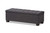 Roanoke Grid-Tufted Storage Ottoman Bench BBT3101-OTTO-Dark Grey-H1217-20
