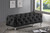 Stella Crystal Tufted Black Leather Bench BBT5119-Black-Bench