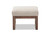 Yashiya Retro Fabric Rocking Chair & Ottoman Set BBT5200-Light Beige Set