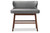 Gradisca Grey Fabric Button-Tufted Bar Bench Banquette BBT5218-Grey Bench