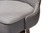 Gradisca Modern and Contemporary Brown Wood Finishing and Grey Fabric Button-Tufted Upholstered 2-Piece Swivel Barstool Set BBT5246B-BS-Grey-XD45