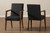 Andrea Mid-Century Modern Dark Grey Upholstered Wooden 2-Piece Lounge Set BBT5267-Dark Grey-Chair