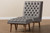 Annetha Mid-Century Modern Chair And Ottoman Set BBT5272-Grey Set