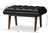 Annetha Mid-Century Modern Ottoman BBT5273-Pine Black-Stool