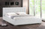 Madison White Bed with Headboard - King BBT6183-White-King Bed