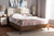 Best Baxton Studio Alinia Mid-Century Retro Modern King Size Platform Bed