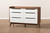 Brighton White/Walnut 6-Drawer Dresser Brighton-Walnut/White-6DW-Chest