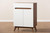 Calypso White/Walnut Shoe Cabinet Calypso-Walnut/White-Shoe-Cabinet