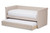 Alena Light Beige Fabric Daybed with Trundle CF8825-Light Beige-Daybed