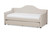 Perry Light Beige Daybed with Trundle CF8940-Light Beige-Daybed