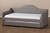 Perry Light Grey Fabric Daybed with Trundle CF8940-Light Grey-Daybed