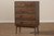 Disa Walnut Brown Wood 5-Drawer Chest DC 8580-07-Brown-Chest