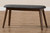 Easton Mid-Century Modern Bench Easton Bench-Dark Grey