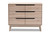 Fella 2-Tone 6-Drawer Dresser FLDT00805-Hana Oak/Dark Grey-Dresser