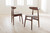 Flora Light Grey Fabric Dining Chair - (Set of 2) Flora-Medium Oak-DC