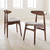 Flora Light Grey Fabric Dining Chair - (Set of 2) Flora-Medium Oak-DC