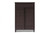 Glidden Dark Brown Wood Shoe Cabinet - Tall FP-1203