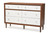 Harlow Mid-Century Modern White/Walnut 6-Drawer Storage Dresser FP-6781-Walnut/White