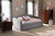 Lanny Arched Back Sofa Twin Daybed with Trundle Lanny-Grey-Daybed