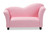 Contemporary Pink Faux Leather Kids 2-Seater Loveseat LD2192-Pink-LS