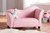 Contemporary Pink Faux Leather Kids 2-Seater Loveseat LD2192-Pink-LS