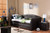London Arched Back Sofa Twin Daybed with Trundle London-Brown-Daybed