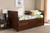 Linna Modern And Contemporary Daybed With Trundle MG8006-Walnut-Twin