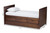 Linna Modern And Contemporary Daybed With Trundle MG8006-Walnut-Twin