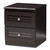Carine Modern And Contemporary 2-Drawer Nightstand MH5013-Wenge-NS