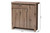 Laverne Modern And Contemporary Shoe Cabinet MH7097-Oak-Shoe Rack