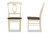 Napoleon Dining Chair - (Set of 2) Napoleon-Cherry/Buttermilk-DC