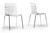 Marisse Clear Plastic Dining Chair - (Set of 2) PC-840-Clear