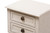 Lenore Country Cottage Farmhouse 2-Drawer Nightstand