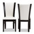 Adley Faux Leather Dining Chair - (Set of 2) RH5510C-Dark Brown/White-DC