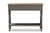 Noemie Country Cottage Farmhouse 2-Drawer Console Table ROB10-Brown-ST