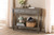 Noemie Country Cottage Farmhouse 2-Drawer Console Table ROB10-Brown-ST