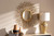 Modern And Contemporary Gold Sunburst Accent Wall Mirror RTB1254