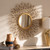 Modern And Contemporary Gold Sunburst Accent Wall Mirror RTB1254