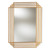 Antique Gold Finished Rectangular Accent Wall Mirror RXW-6233