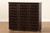 Adalwin 3-Door Brown Wooden Entryway Shoes Storage Cabinet SC863533-Wenge