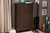 Winda 4-Door Brown Wooden Entryway Shoes Storage Cabinet SC864574 B-Wenge