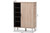 Adelina 1-Door Shoe Cabinet SESC16104-Hana Oak/Dark Grey-Shoe Cabinet