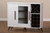 White And Brown Finished Wine Cabinet SEWC160071WI-White/Columbia