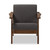 Cayla Livingroom Lounge Chair SW5236-Grey/Walnut-M17-CC