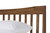 Edeline Wood Curvaceous Slatted Full Platform Bed SW8015-Walnut-M17-Full