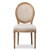 Adelia Oak and Dining Side Chair with Round Cane Back TSF-9315B-Beige-DC