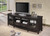 Walda 70-Inch Greyish Dark Brown Wood Tv Cabinet With 2 Sliding Doors And 2 Drawers TV838070-Embosse By Baxton Studio