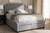 Grey Fabric Upholstered Queen Storage Bed WA8024-Gray-Queen